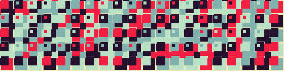 Abstract Geometric Pattern generative computational art illustration