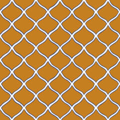 Naklejka premium Vector pattern, hand drawn lines, elegant and simple.