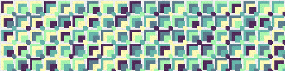 Abstract Geometric Pattern generative computational art illustration