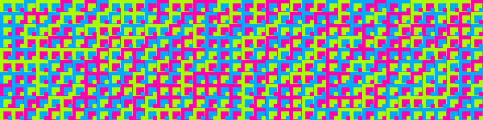 Abstract Geometric Pattern generative computational art illustration