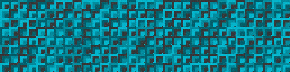 Abstract Geometric Pattern generative computational art illustration