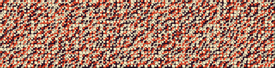 Fototapeta premium Abstract Geometric Pattern generative computational art illustration