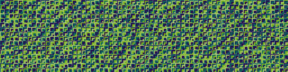 Fototapeta premium Abstract Geometric Pattern generative computational art illustration