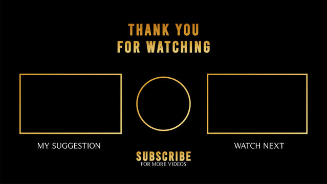 end screen video template images, perfect for content creators