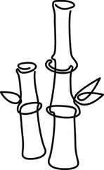 Bamboo icon , vector illustration