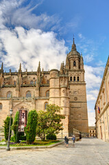 Fototapeta na wymiar Salamanca Cathedral, Spain, HDR Image