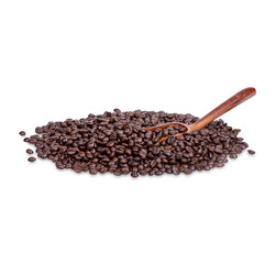 Coffee beans Isolated on white background