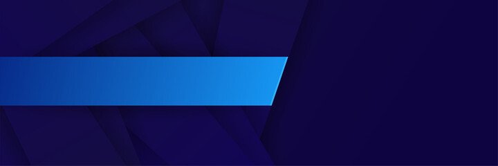 Fototapeta premium Modern blue technology background banner