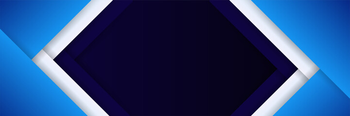 Obraz premium Modern blue technology background banner