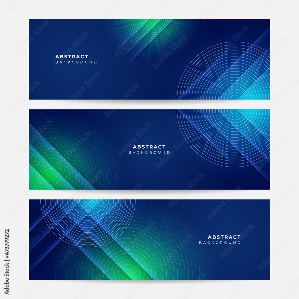Poster website header or banner design with hexagons pattern. geometric abstract background with simple hex