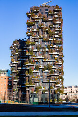 Milan and its skyscrapers,Milan,Italy