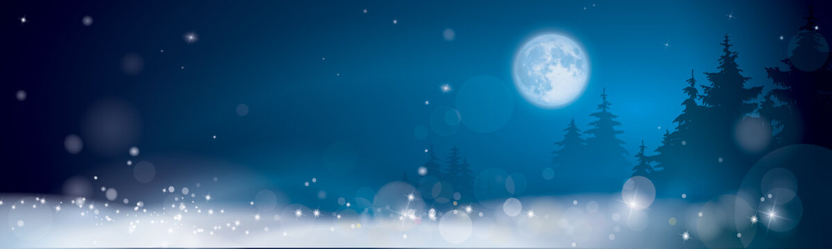 BANNI&Egrave;RE D&Eacute;COR DE NUIT DE NO&Euml;L