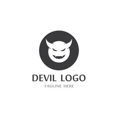 Fototapeta premium Devil horn Vector icon
