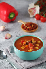Traditional Hungarian meat stew - Goulash	