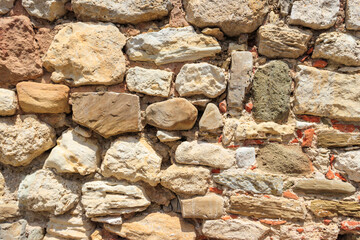 Background of the stone wall