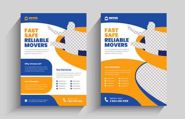 Delivery Service Flyer template