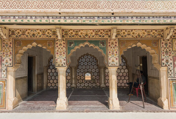 Agra Fort is a historical fort in the city of Agra in India. It was the main residence of the emperors of the Mughal Dynasty