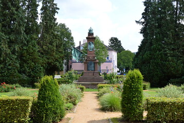 Denkmal in der Kur Stadt Bad Pyrmont, Niedersachsen