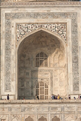 Fototapeta na wymiar Darwaza-i-rauza is one of the components of the Taj Mahal complex, with the mausoleum, the mosque and the guest pavilion.