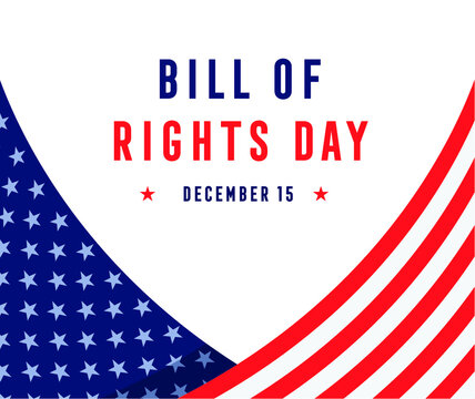 USA Bill Of Rights Day December 15