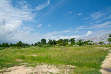 Fototapeta premium landscape with clouds