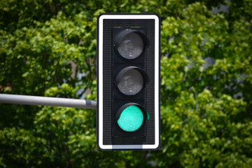 Traffic lights - green color