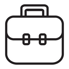 Suitcase line icon