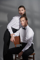 young successful partners