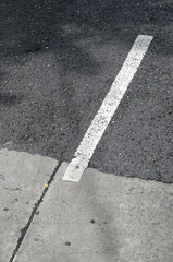 Fototapeta premium lot on asphalt