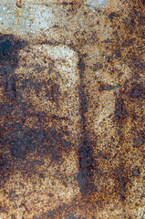 rusty metal background