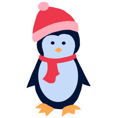 Christmas set of plants with flowers, fir branches, leaves, toys and berries. Christmas Trees Christmas Icons