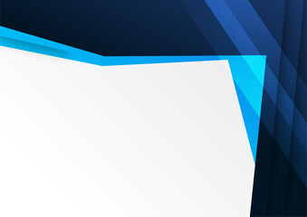 Modern blue white abstract presentation background with corporate concept