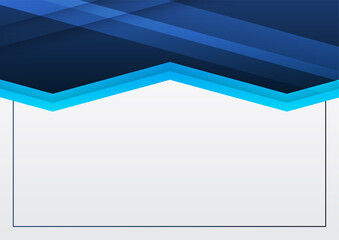 Fototapeta premium Modern blue white abstract presentation background with corporate concept
