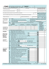 Illustration of tax form. Business and finance concept