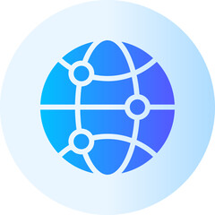 networking gradient icon