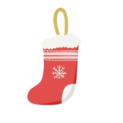 red christmas sock