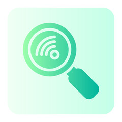 magnifying glass gradient icon