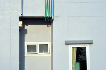 windows on a building