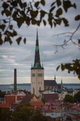 Beautiful view of Tallinn's historic centre