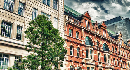 Old buildings of London, UK