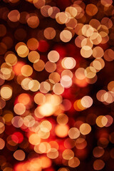 abstract christmas lights, Christmas lights out of focus