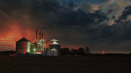 Farm at Night