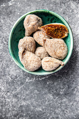 figs dried fruit natural sweets dried meal snack copy space food background rustic 