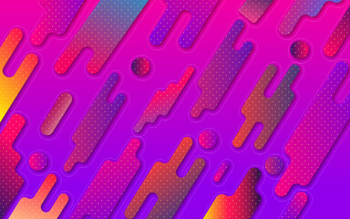 Abstract geometric background with diagonal shapes filled with vivid gradients. modern and trendy flat background abstract graphic design, gradient color liquid background style for multiple purposes.