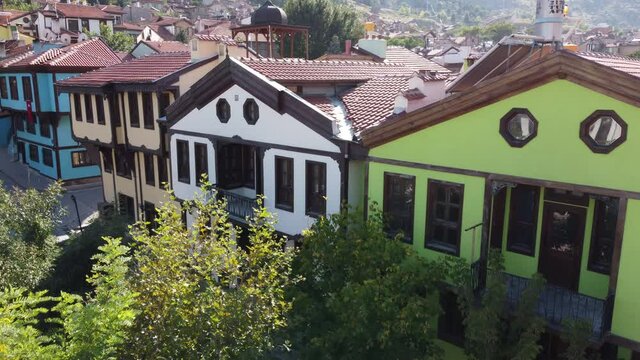 Colorful Houses in Afyon, Turkey
