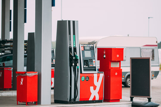 Oslo, Norway. YX Energi Oils Gas Station. Yx Energi, Formerly Known As Hydro Texaco, Is A Norwegian And Danish Gas Station Chain