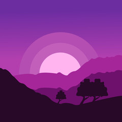 logo illustration scenery