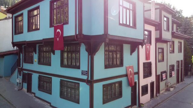 Colorful Houses in Afyon, Turkey