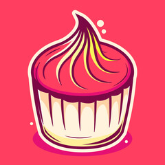 cupcake cartoon