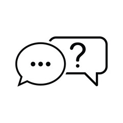 question support icon or logo isolated sign symbol vector illustration - high quality black style vector icons